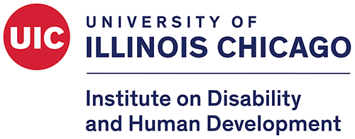 Logotipo del Instituto sobre Discapacidad y Desarrollo Humano de Chicago de la Universidad de Illinois